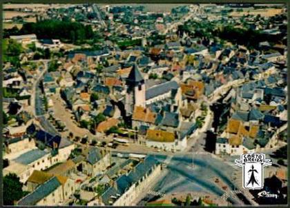 18 Aubigny-sur-Néré - AUBIGNY-sur-NERE (Cher)   Vue générale aérienne - cpsm