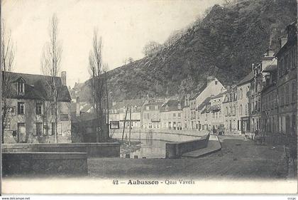 CPA Aubusson Quai Vaveis