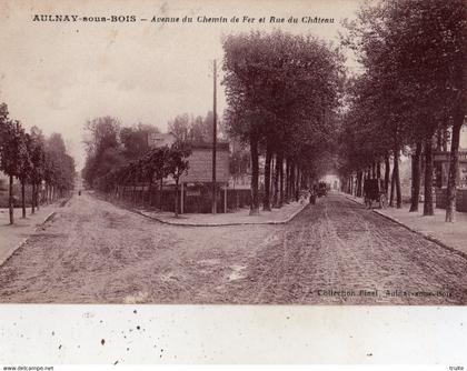 AULNAY-SOUS-BOIS AVENUE DU CHEMIN DE FER ET RUE DU CHATEAU