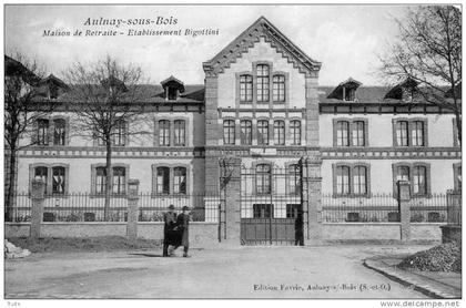 AULNAY-SOUS-BOIS MAISON DE RETRAITE ETABLISSEMENT BIGOTTINI CARTE GLACEE