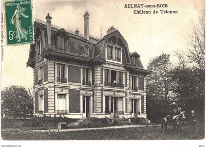 Carte POSTALE Ancienne de  AULNAY sous BOIS - Château du TRIANON