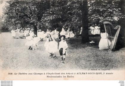 CPA 93 AULNAY SOUS BOIS  - le théatre aux champs  mesdemoiselles les étoiles