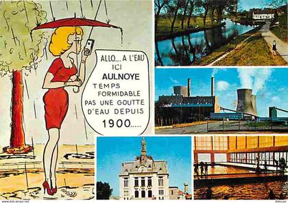 59 - Aulnoye - Multivues - Dessin Humoristique - CPM - Voir Scans Recto-Verso