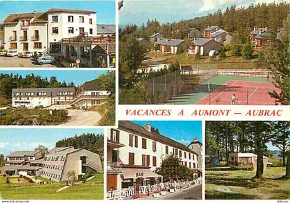 48 - Aumont Aubrac - Multivues - Tennis - CPM - Voir Scans Recto-Verso