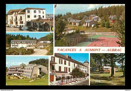 48 - Aumont Aubrac - Multivues - Tennis - CPM - Voir Scans Recto-Verso