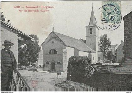 Lozere : Aumont Aubrac, L'Eglise