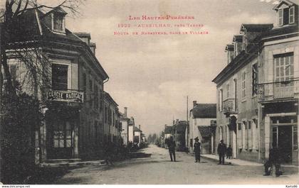 aureilhan * route de rabastens , dans le village * le CERCLE RADICAL * villageois * près tarbes