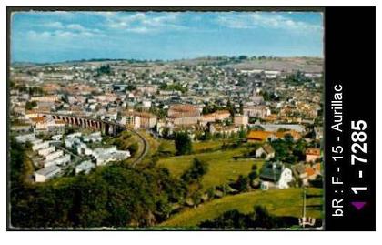 15 Aurillac - AURILLAC (Cantal) 9 - Vue générale - vue aerienne - cpsm -  /  D15D  K15014K  C15014C