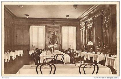 - cantal -ref- A 612 - aurillac - grand hotel saint pierre - grand hotel st pierre -  la salle a manger -carte bon etat-