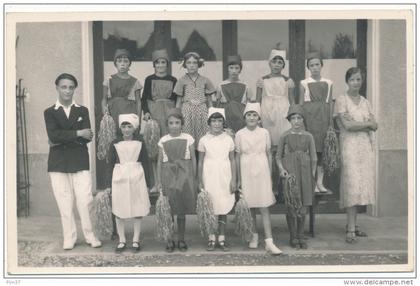 AUXERRE - Carte Photo - Jeunes Filles costumées