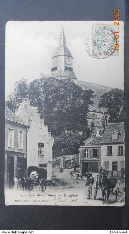 CPA - Auxi-le-Château - L'Eglise