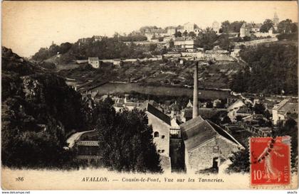 CPA AVALLON - COUSINs-le-PONT (108568)