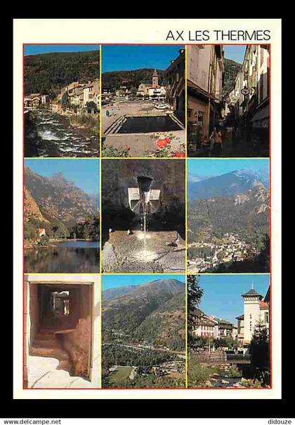 09 - Ax les Thermes - Multivues - Flamme Postale de Ax les Thermes - CPM - Voir Scans Recto-Verso