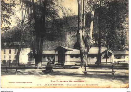 Carte postale ancienne de AX les THERMES