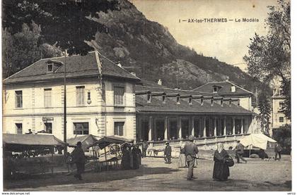 Carte postale ancienne de AX les THERMES