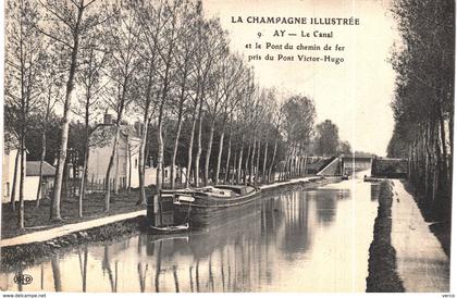 Carte postale ancienne de Ay en CHAMPAGNE