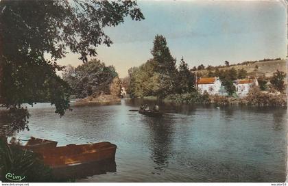 cpsm Bagneaux sur loing baignade