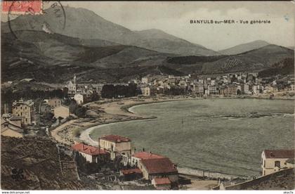 CPA BANYULS-sur-MER vue générale (144489)