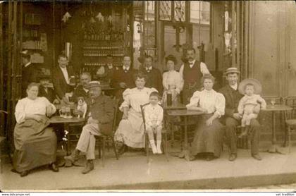 FRANCE - Carte postale photo de Paris - Terrasse d'un Café - L 78310