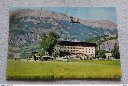 Cpm, le Sauze, Barcelonnette, le télésiège, Alpes de haute Provence 04