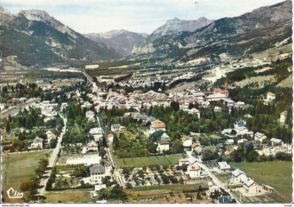 CPSM Barcelonnette vue générale aérienne