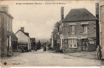 CPA St-CYR du BAILLEUL Arrive route de BARENTON (152959)