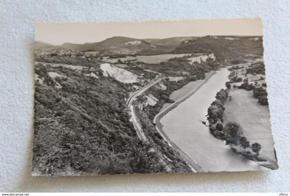 Cpm, Baume les Dames, vue sur la vallée du Doubs depuis la route de Besançon, Doubs 25