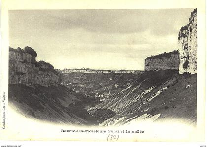 Carte  postale ancienne de BAUME les MESSIEURS