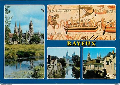 14 - Bayeux - Multivues - Flamme Postale de Bayeux - CPM - Voir Scans Recto-Verso