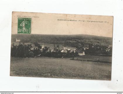 BAZOCHES DU MORVAN (NIEVRE) VUE GENERALE OUEST (1)