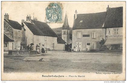 CPA Beaufort-du-Jura - Place du Marché