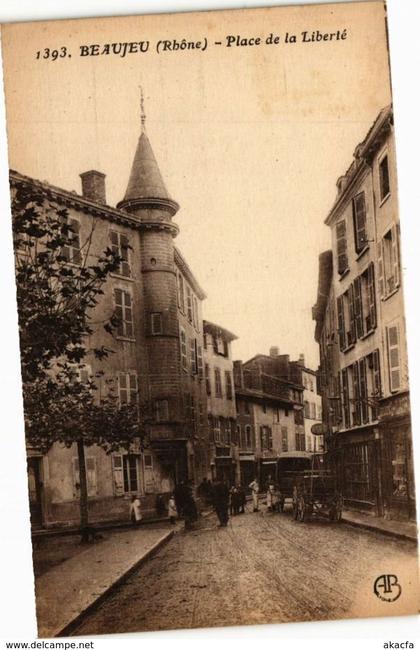 CPA BEAUJEU-Place de la Liberte (236220)