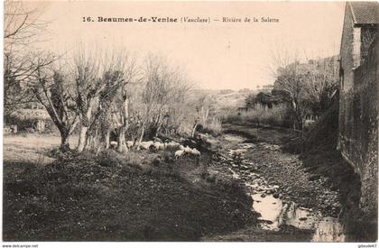 BEAUMES DE VENISE (84) - RIVIERE DE LA SALETTE