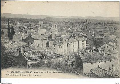 VAUCLUSE : Beaumes de Venise, Vue Panoramique