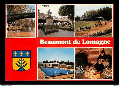 82 - Beaumont de Lomagne - Multivues - Piscine - Blasons - CPM - Voir Scans Recto-Verso