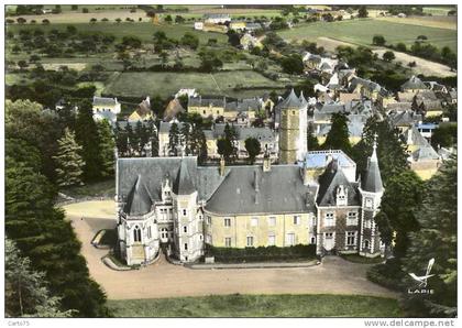 BEAUMONT la RONCE 37 - Vue aérienne - Le Château