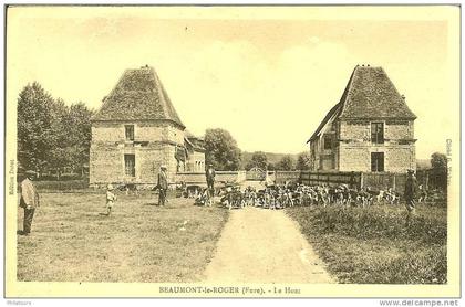 BEAUMONT-LE-ROGER  -  Le Hom (Chiens de chasse)