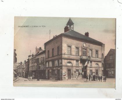 BEAUMONT SUR OISE L'HOTEL DE VILLE  (LE FAMILISTERE ET PETITE ANIMATION)