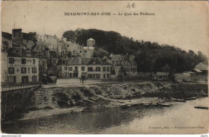 CPA BEAUMONT-sur-OISE Le Quai des Pecheurs (806957)