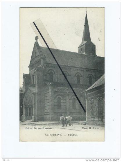 CPA   - Beauquesne  - L´église