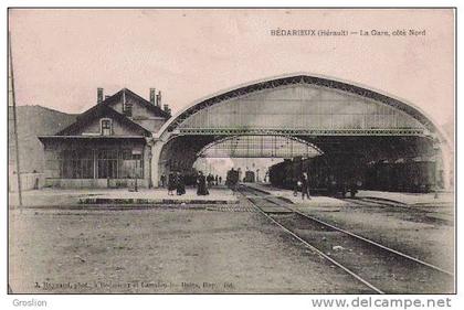 BEDARIEUX (HERAULT) LA GARE COTE NORD