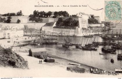 BELLE-ILE-EN-MER PORT ET CITADELLE DE PALAIS