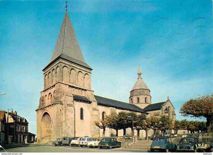 23 - Benevent l'Abbaye - L'église - Automobiles - 2CV - CPM - Voir Scans Recto-Verso