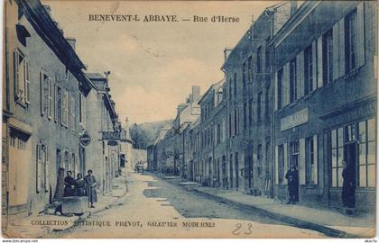 CPA AK BENEVENT-L'ABBAYE Rue d'Herse FRANCE (208623)