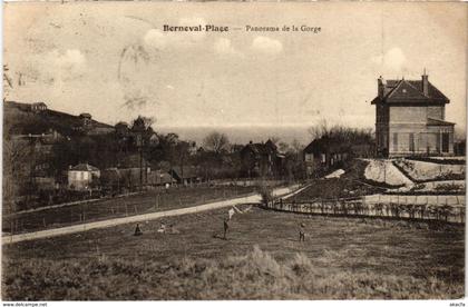 CPA BERNEVAL-Plage - Panorama de la Gorge (105605)