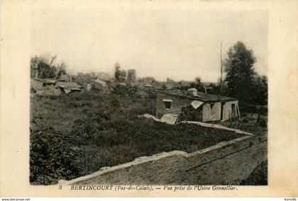 bertincourt * vue prise de l'usine Gennelier