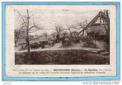 BEUVRAIGNES -- Le cimetière