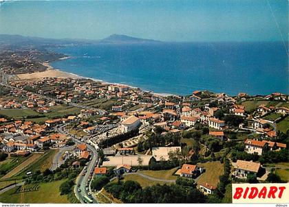 64 - Bidart - Vue Générale aérienne en direction de la Plage de Louhabia - Flamme Postale de Bidart - CPM - Voir Scans R