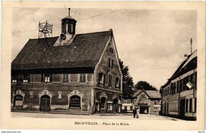 CPA BISCHWILLER-Place de la Mairie (429549)