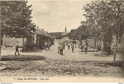 57 - Bitche - Camp de Bitche - Un rue - Animée - Soldats - Militaria - CPA - Carte Neuve - Voir Scans Recto-Verso